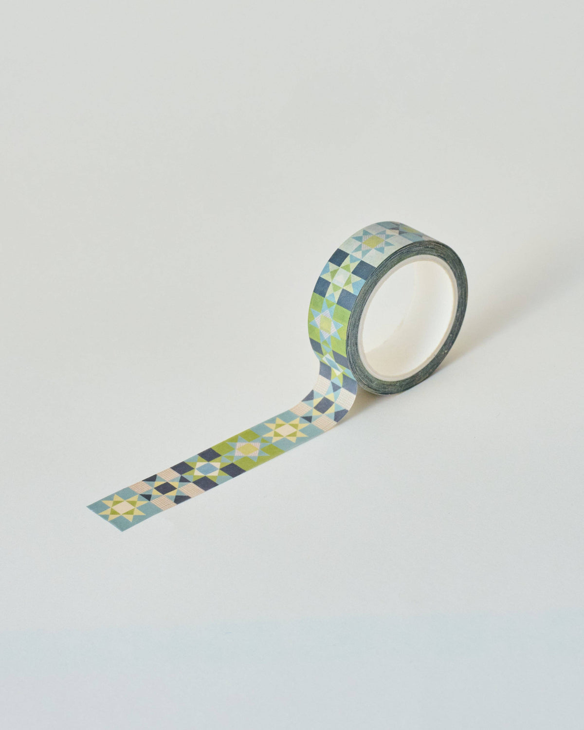 Patchwork Star Washi Tape - Blue