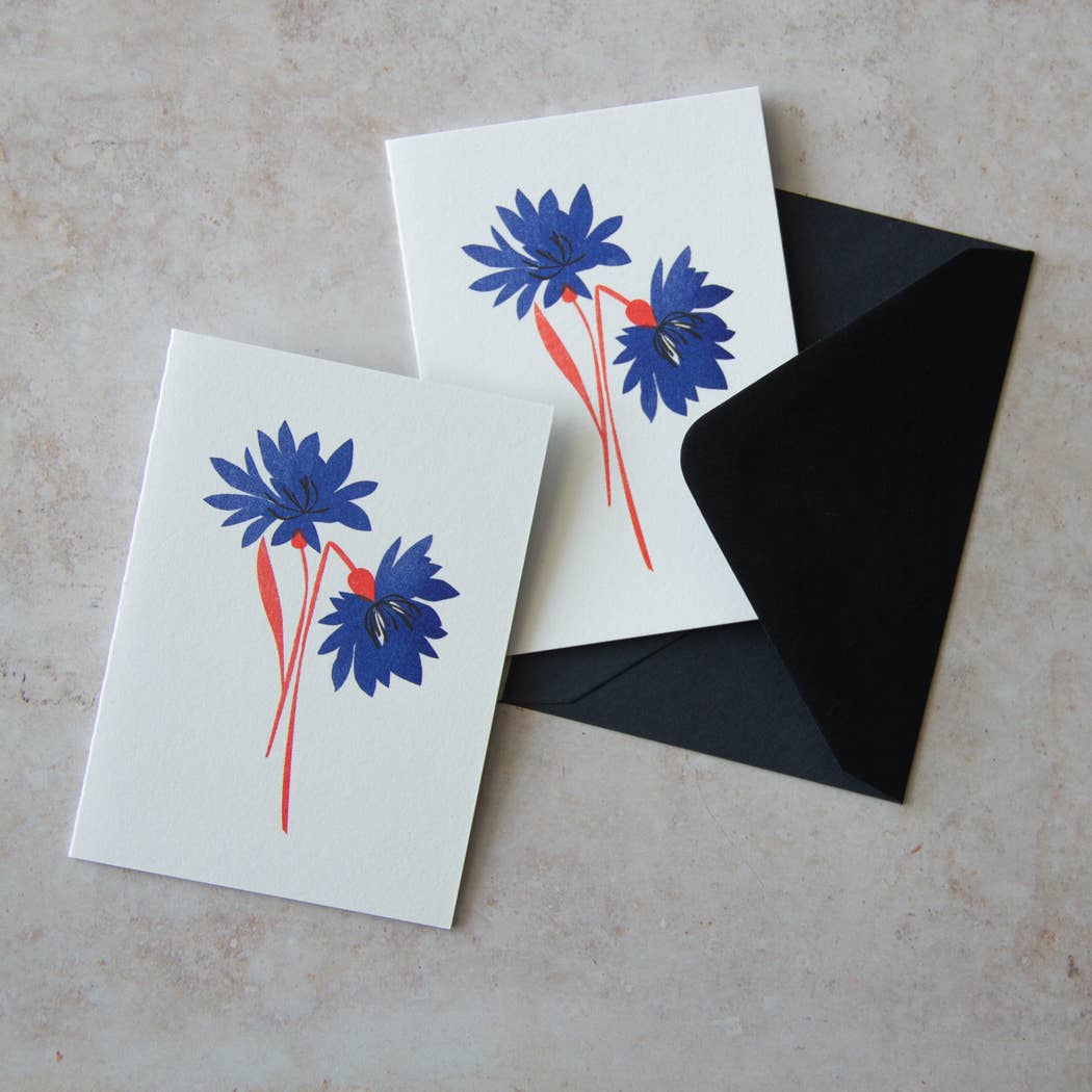 Cornflower Mini Card
