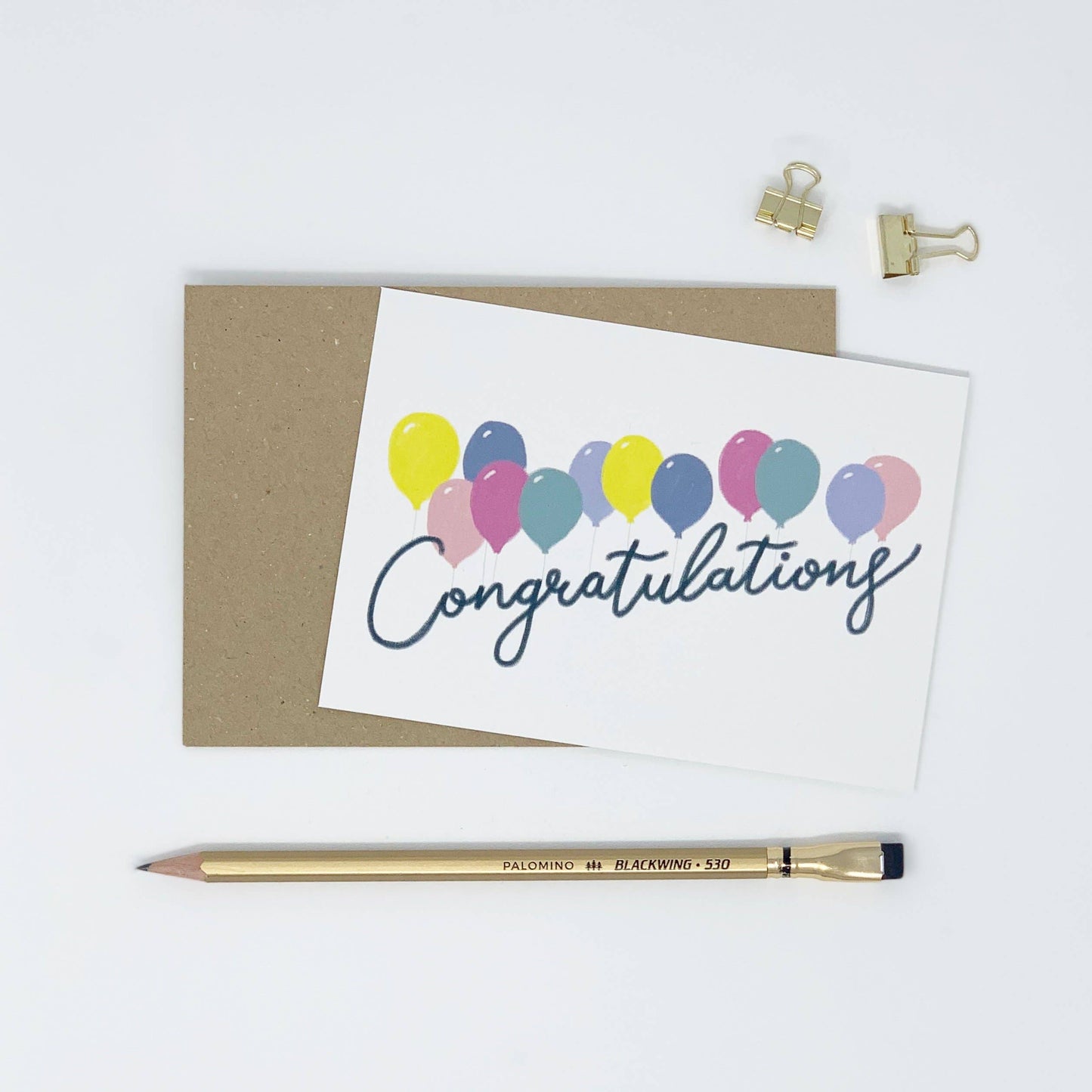 Congratulations Balloons Card