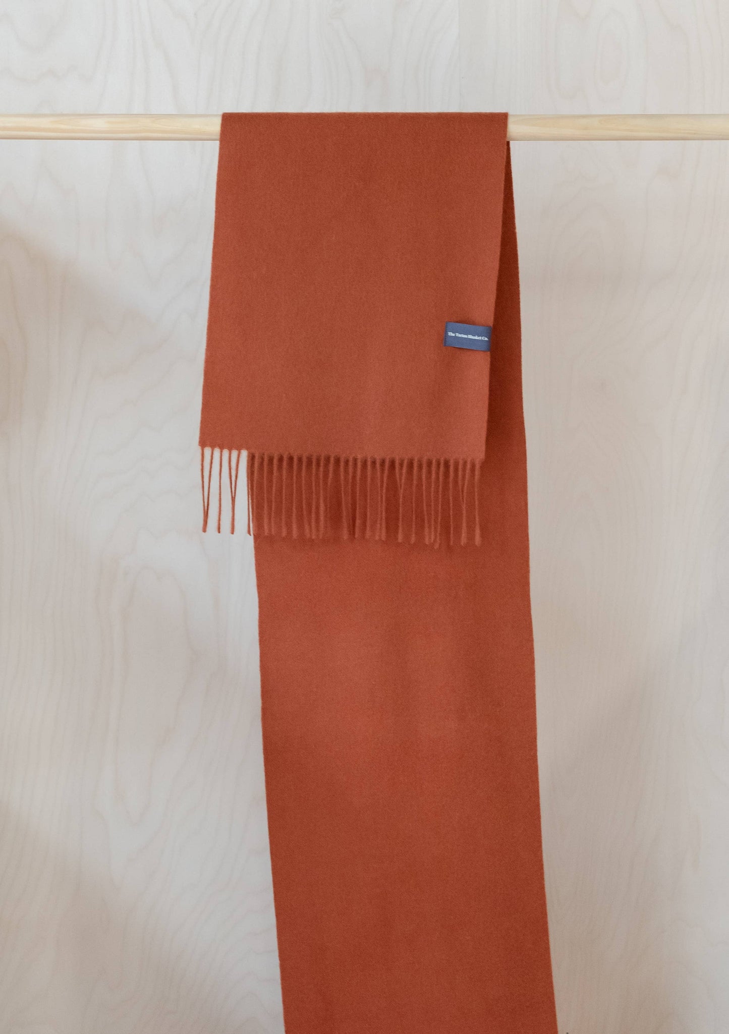 Lambswool Scarf | Rust Melange