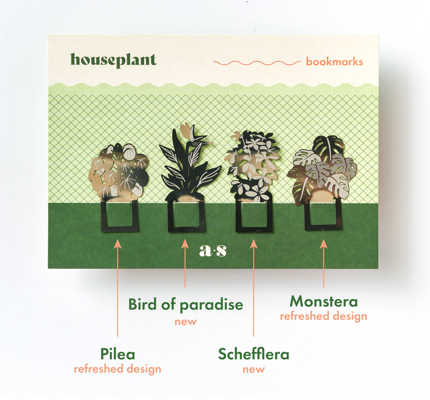 Bookmark Set | Houseplants