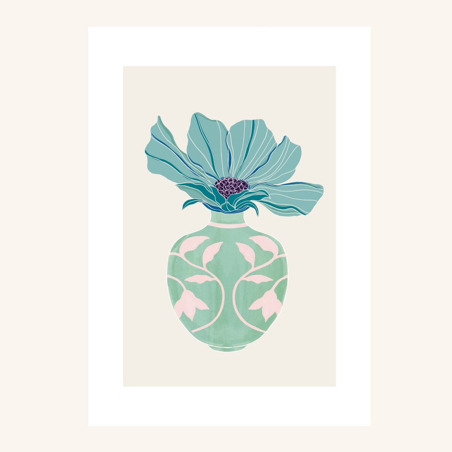 La Fleur Art Print | A4