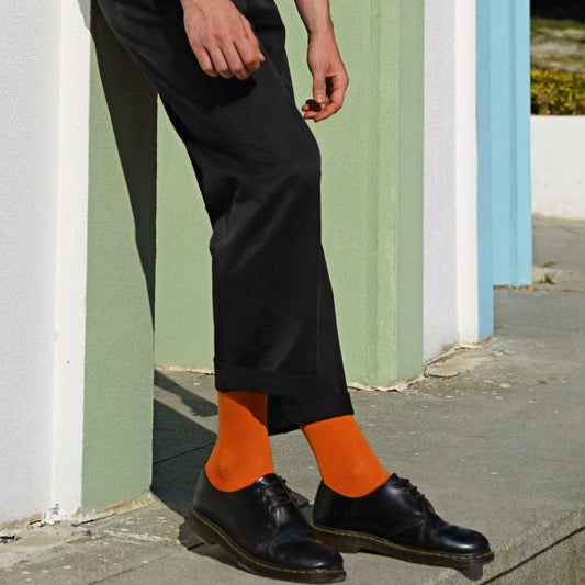 Solid Classic Socks | Orange