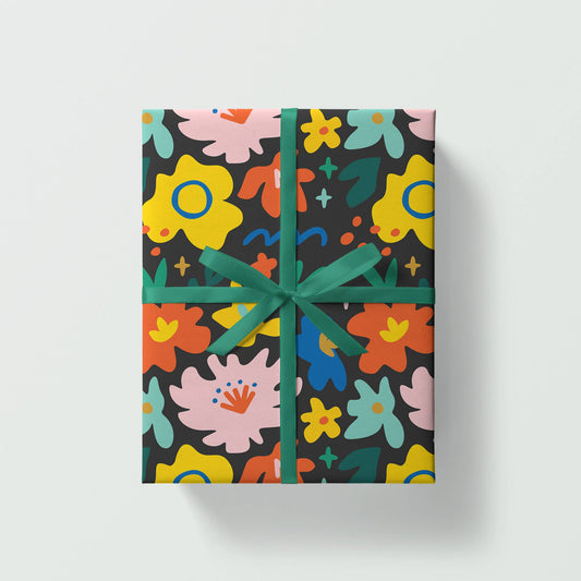 Flowers Gift Wrap