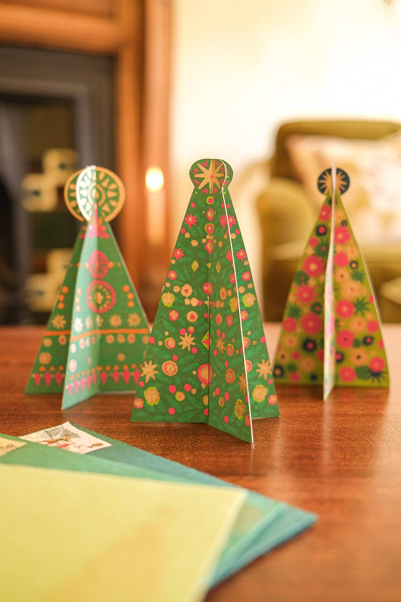 Patterned Tree Greeting Card