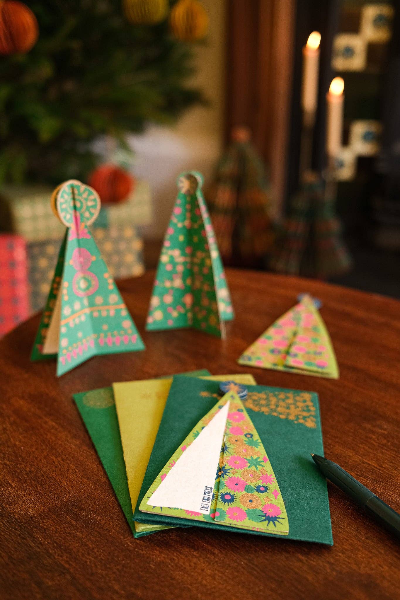 Patterned Tree Greeting Card