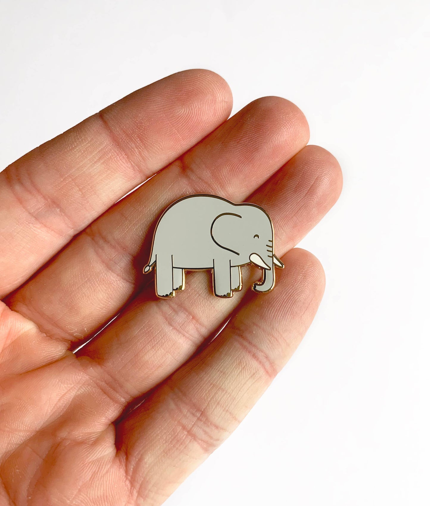 Elephant Enamel Pin
