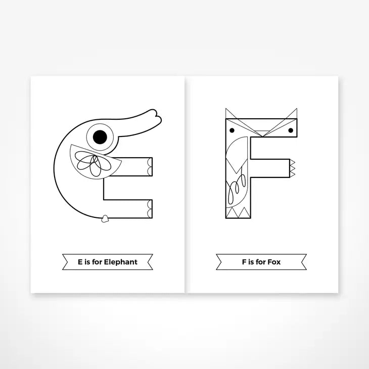 Alphabet Colouring Book