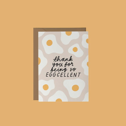 Thank You For Being So Eggcellent Card