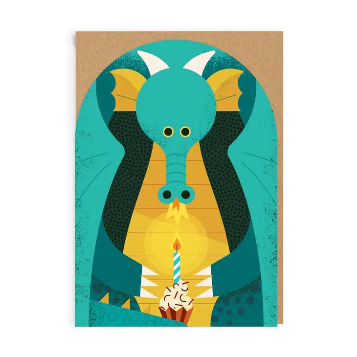 Birthday Dragon Greeting Card