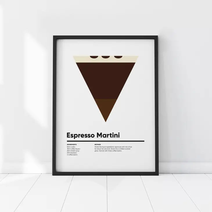 Espresso Martini Cocktail Print | A4