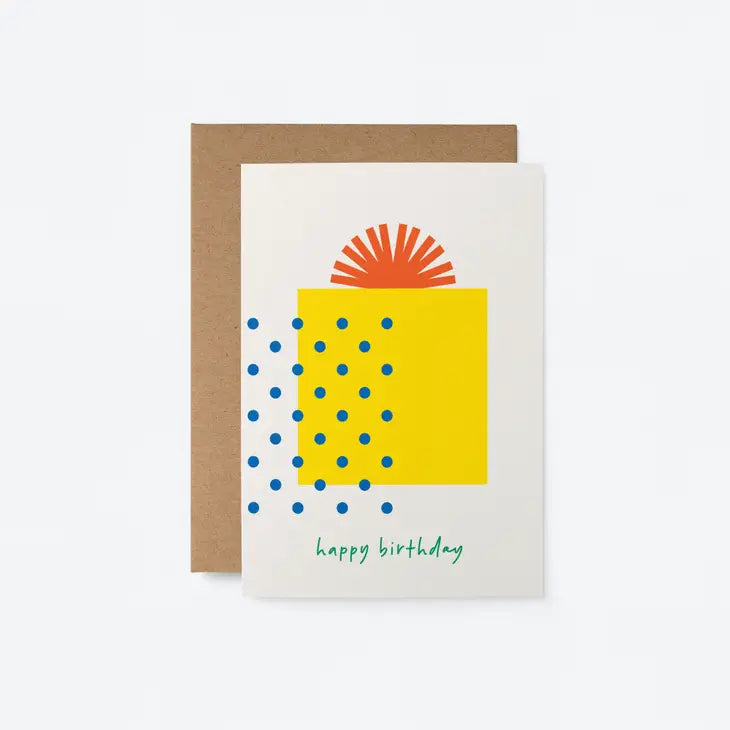 Happy Birthday Present Card