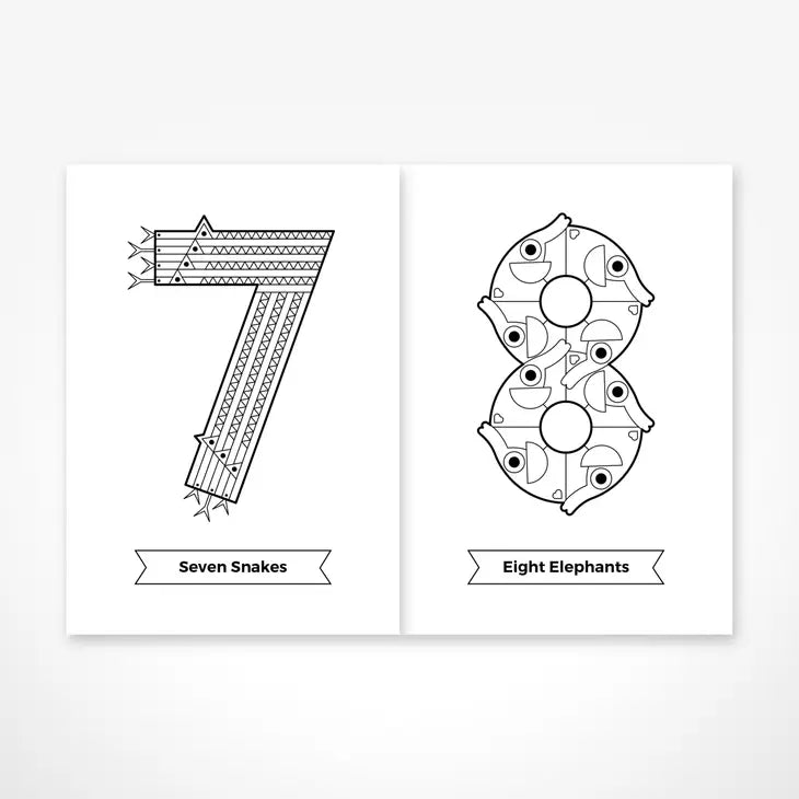 Numbers Colouring Book