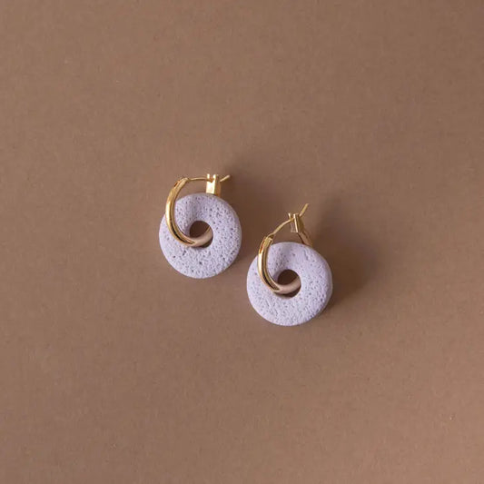 Surround Hoop Earrings | Lilac