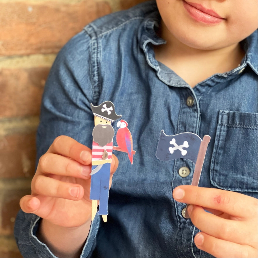 Make Your Own Pirate Peg Doll