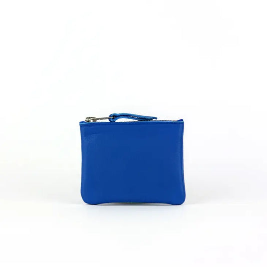 Cobalt Leather Coin Purse