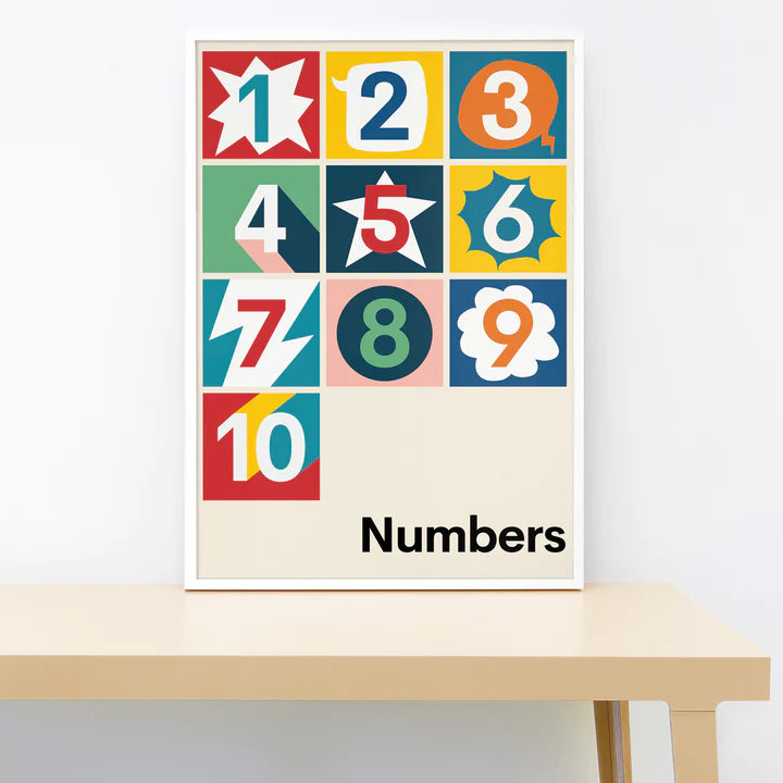 Numbers Print | A4