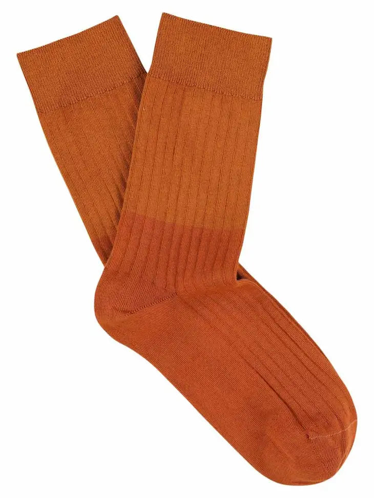 Block Colour Socks | Almond+Lion