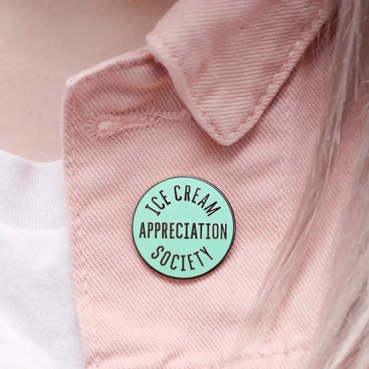 Ice Cream Appreciation Society Enamel Pin | Mint