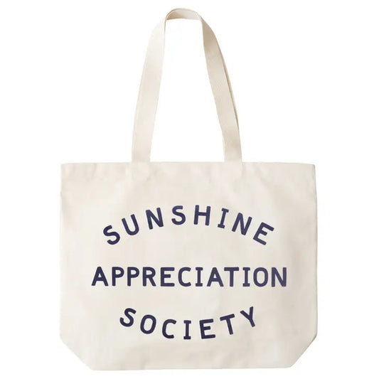Sunshine Appreciation Society | Big Canvas Tote Bag