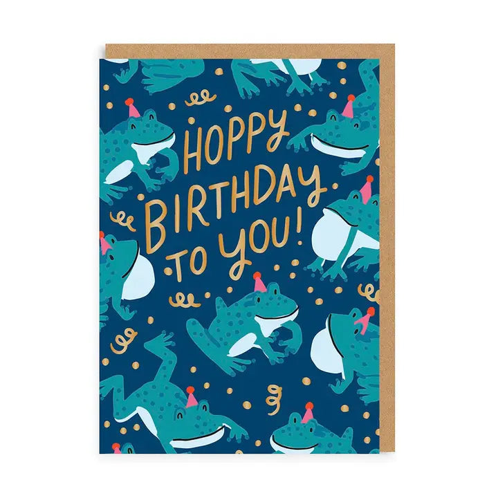 Hoppy Birthday Card