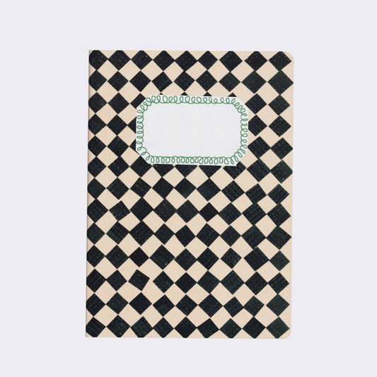 Black and White Chequered Sketchbook | A5