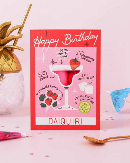 Daiquiri Birthday Card