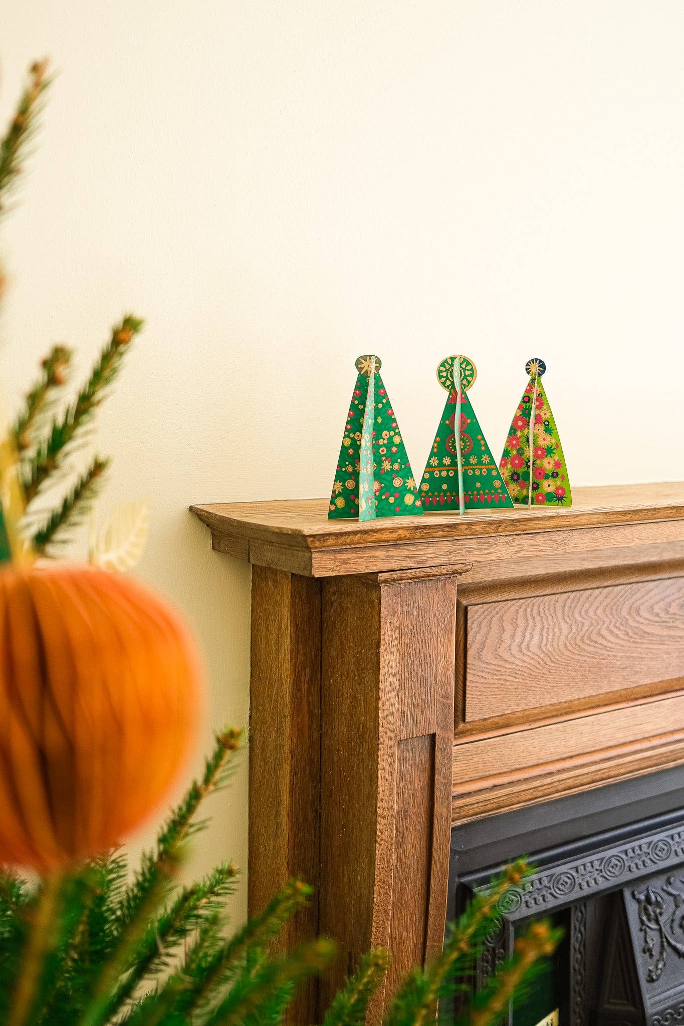 Patterned Tree Greeting Card