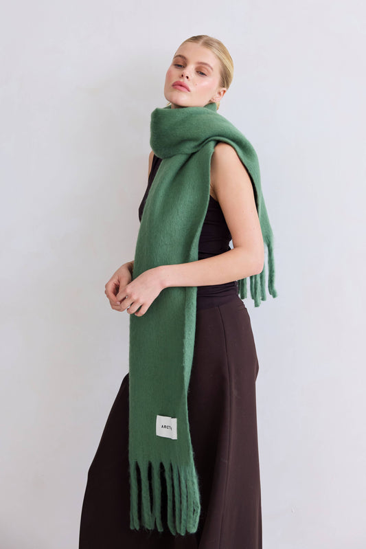 The Stockholm Scarf - 100% Recycled - Forest Fern - AW25