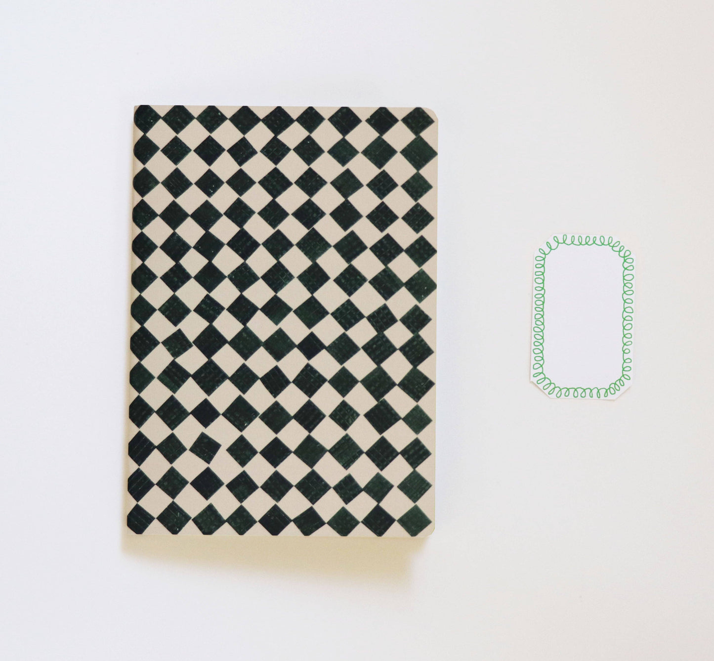 Black and White Chequered Sketchbook | A5