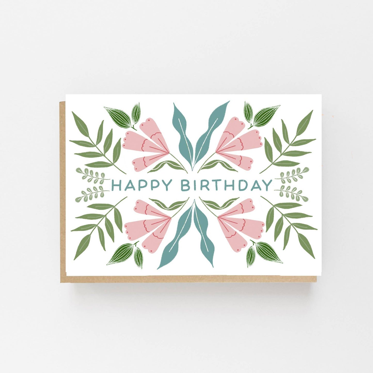 Happy Birthday Floral Card