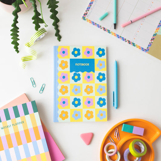 Lined Flower Notebook | A5
