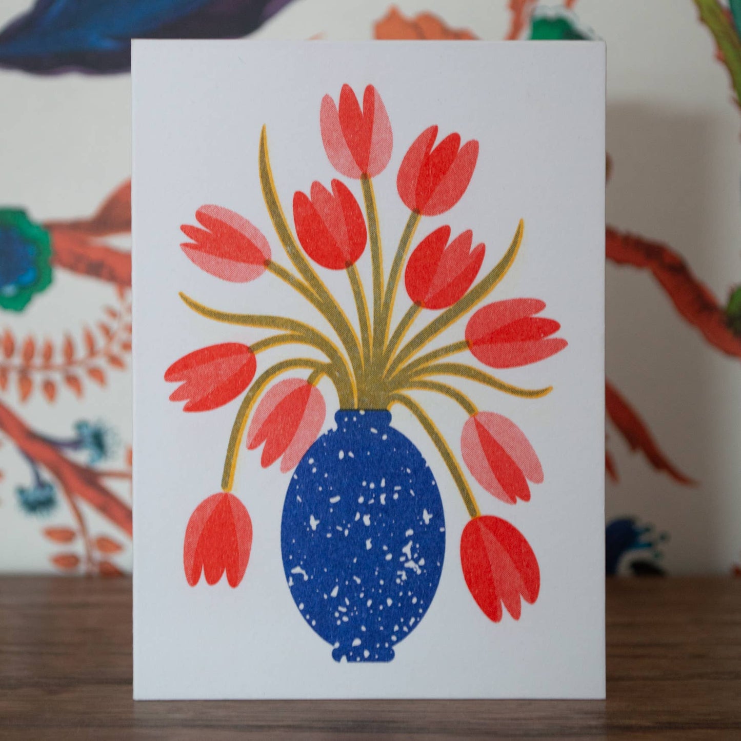 Red Tulips Mini Card