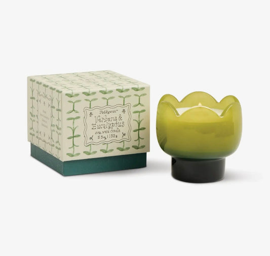 Tulip Glass Candle | Verbena and Eucalyptus