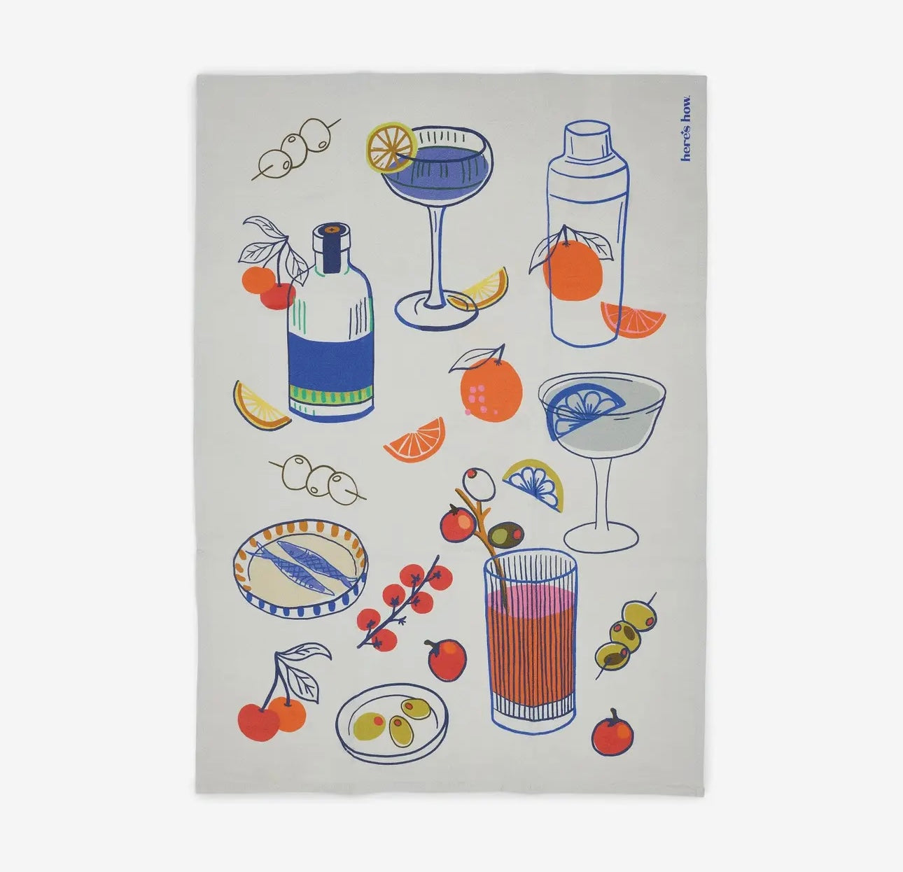 The Emmy Tea Towel | Cocktails
