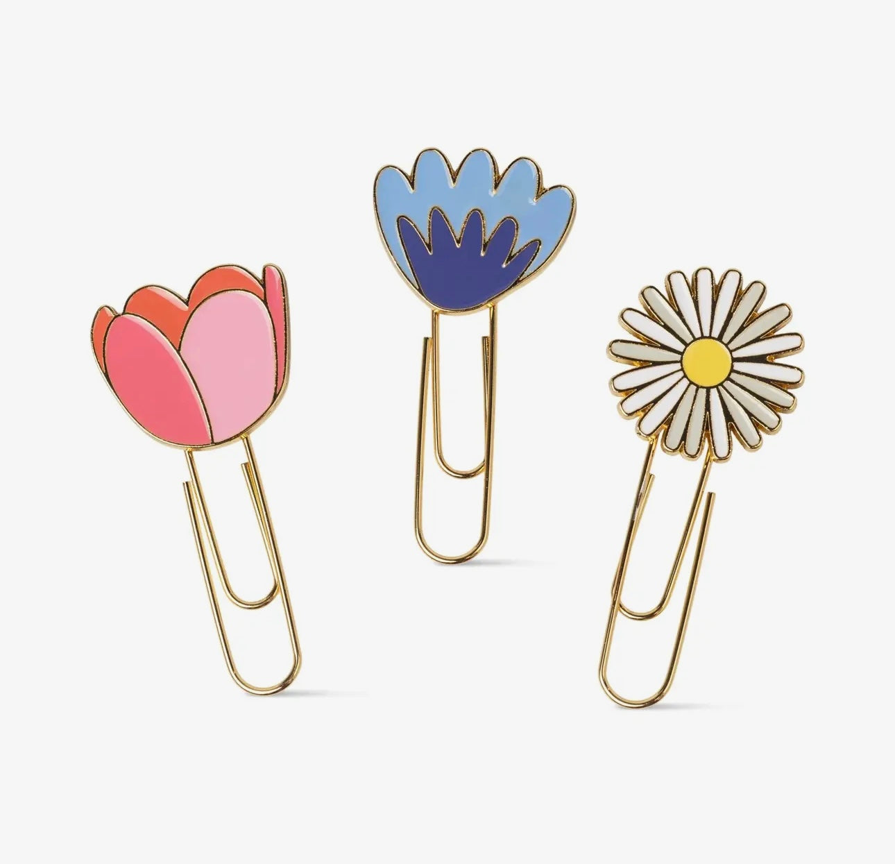 Set of 3 Paperclips | Floral