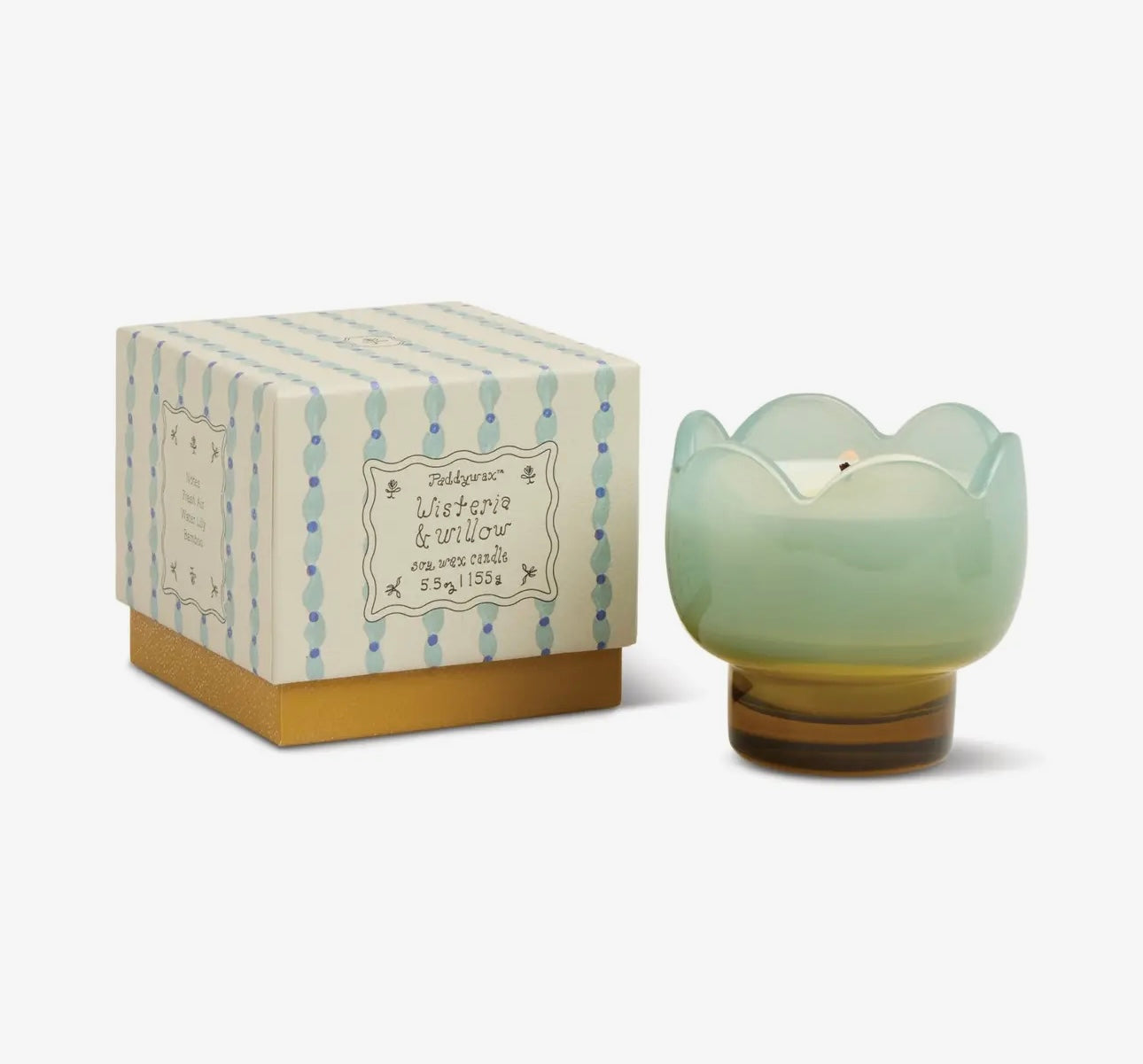 Tulip Glass Candle | Wisteria and Willow