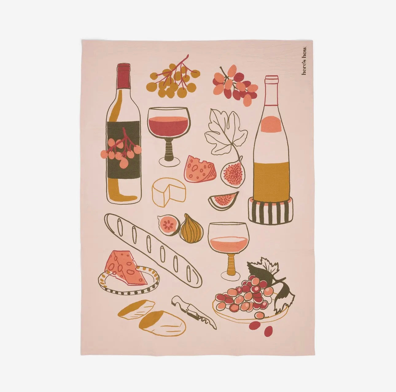 The Emmy Tea Towel | Wine