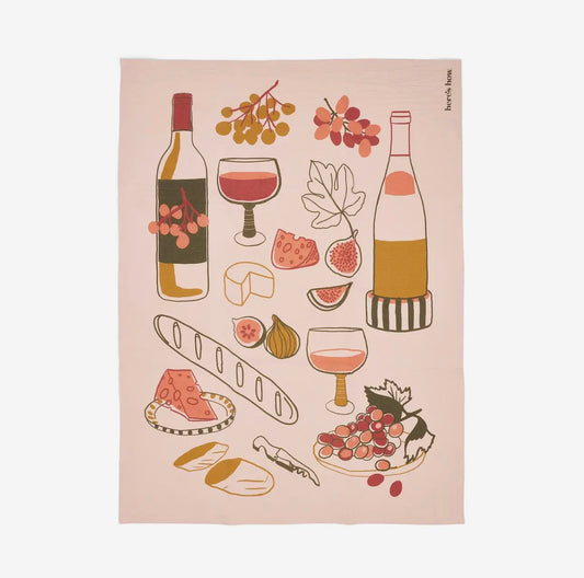 The Emmy Tea Towel | Wine