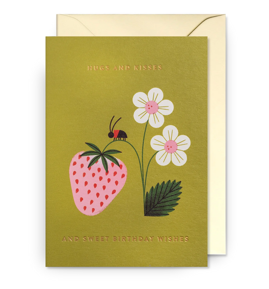 Hugs and Kisses Birthday Card