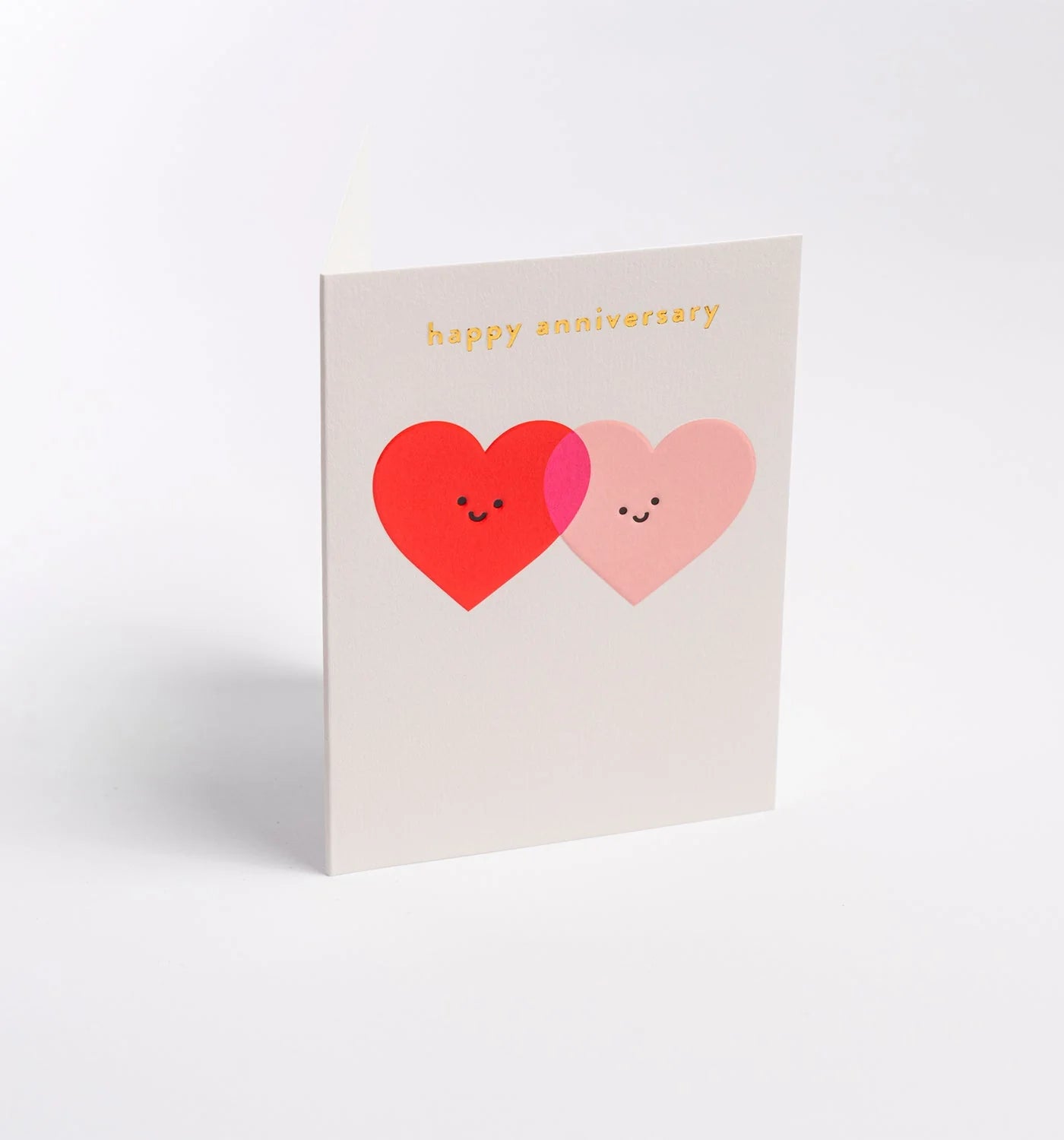 Happy Hearts Anniversary Mini Card