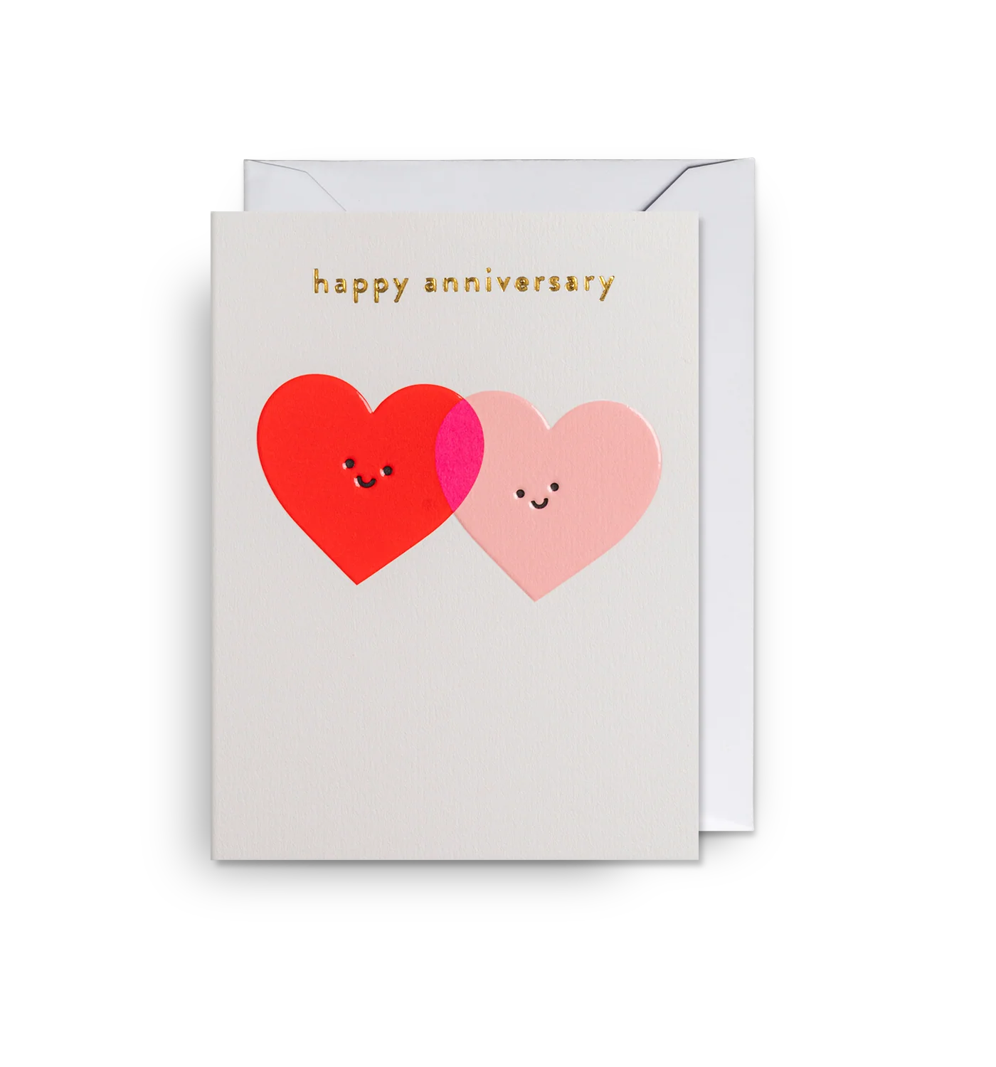 Happy Hearts Anniversary Mini Card