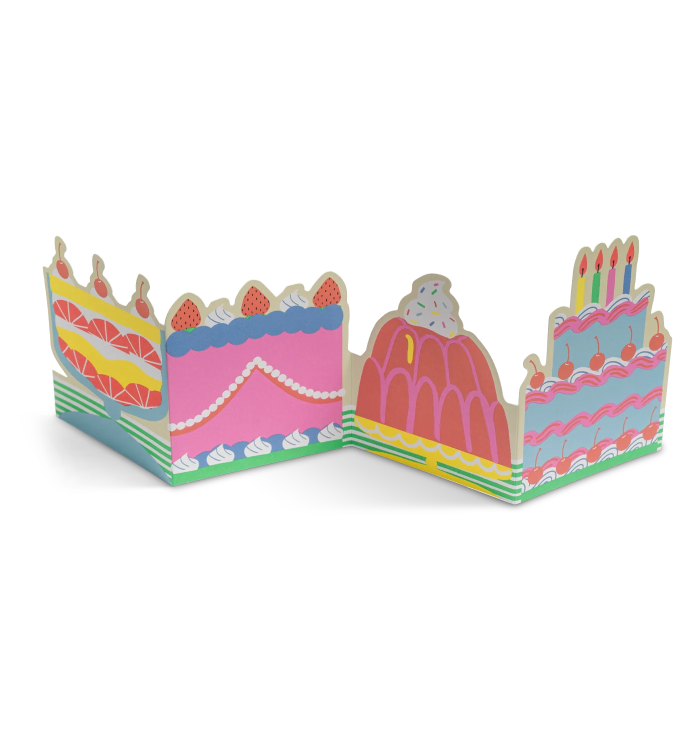 Cake & Jelly Concertina Card