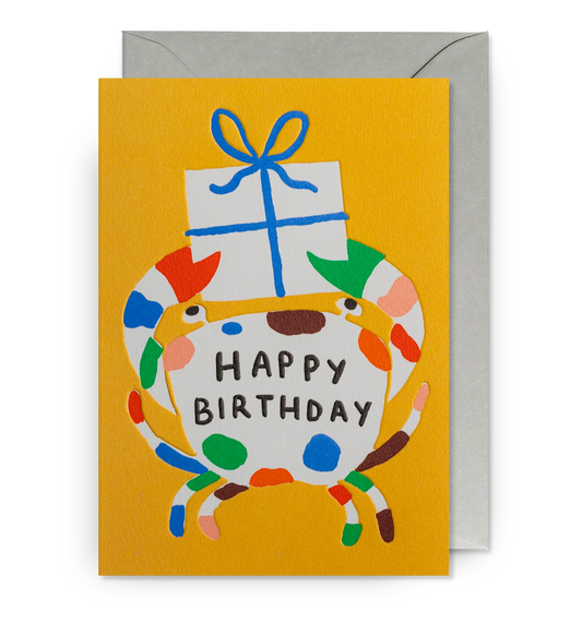 Big Crab Birthday Card