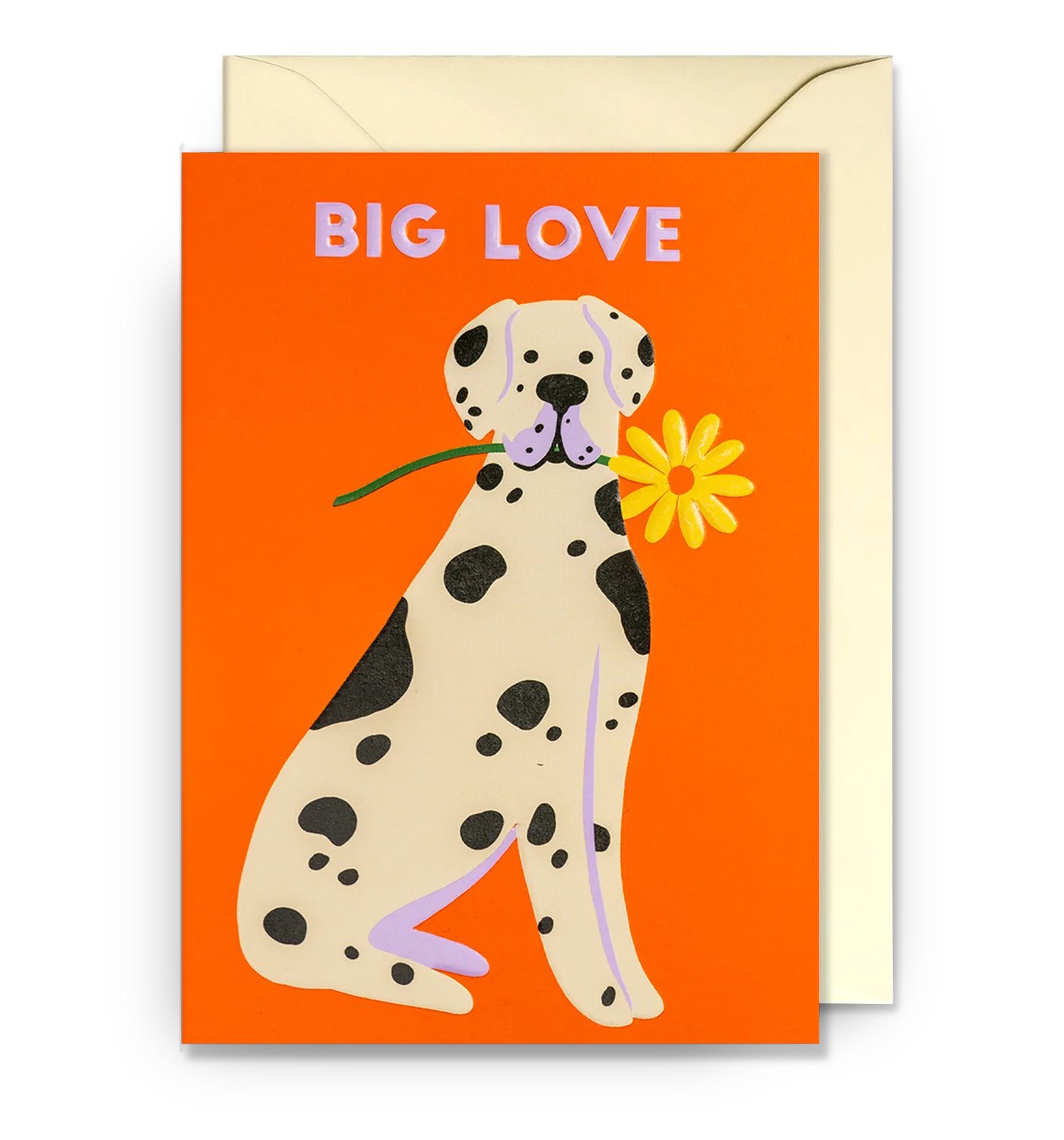 Dalmatian Big Love Card