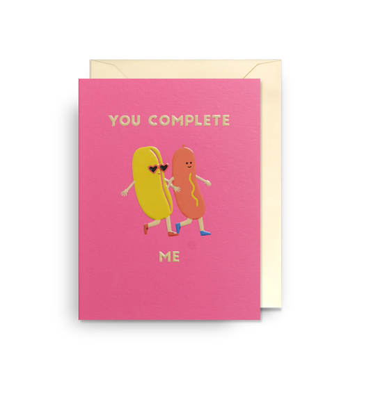 You Complete Me Mini Card