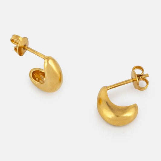Gold Arc Studs