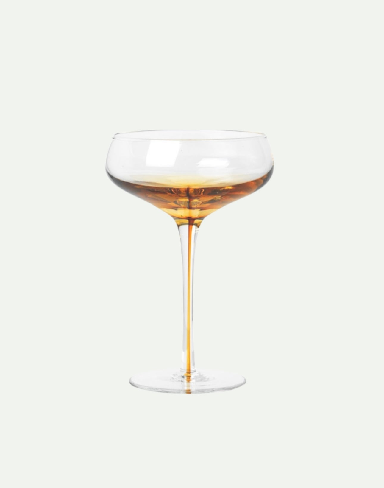 Amber Cocktail Glass