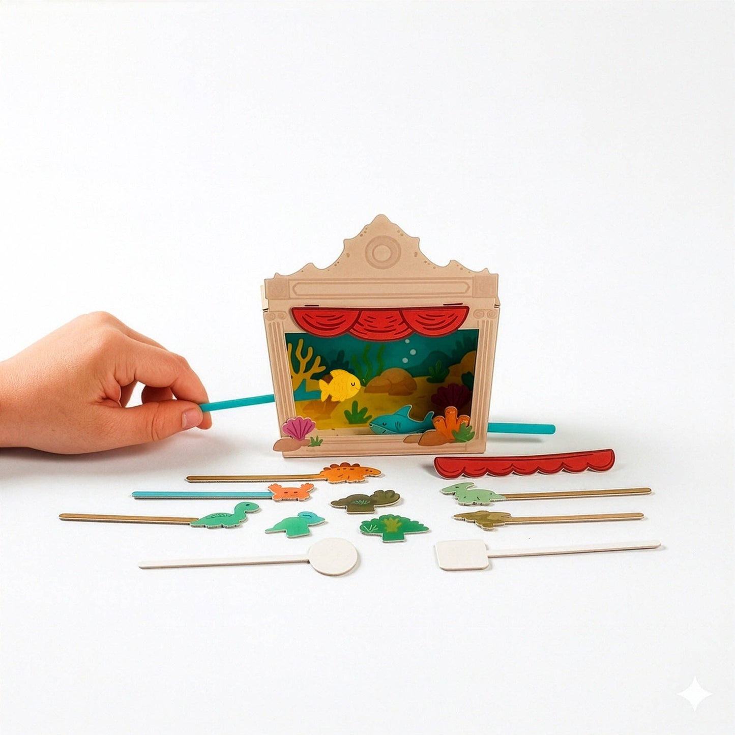 Mini Theatre Kit | Kids Craft Kit | Paper Play Theatre