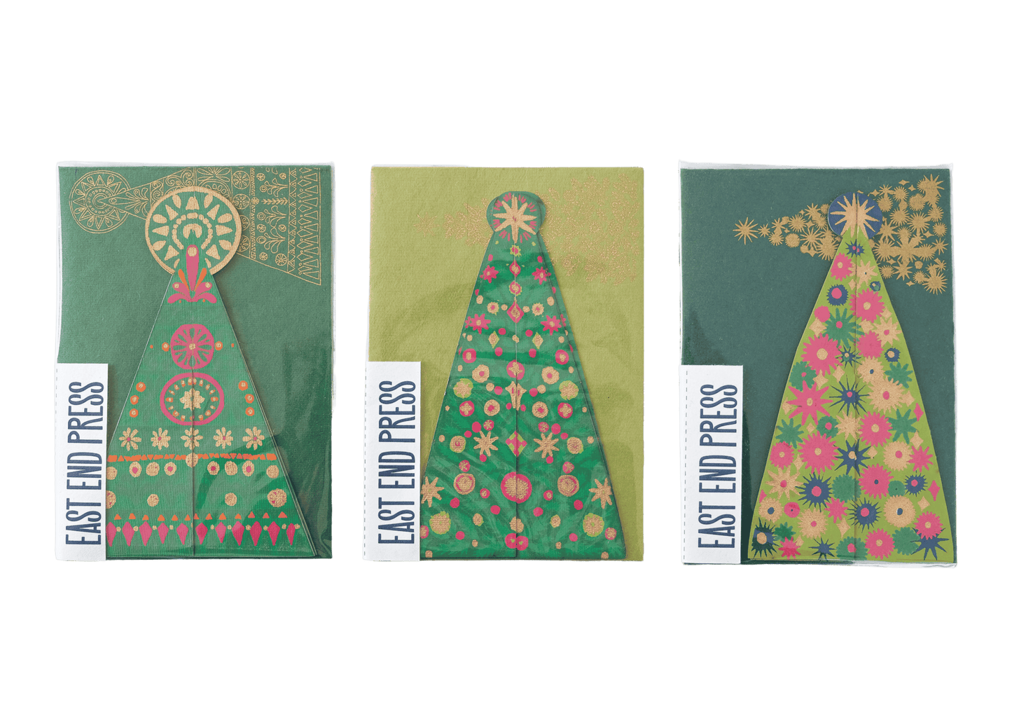 Patterned Tree Greeting Card